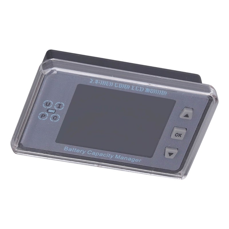 Voltmeter Coulometer Wireless Battery Capacity Manager Monitor with 2.4in Color