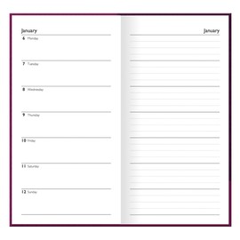 Claire Coxon Art Deco 2025 Slim Weekly View Diary