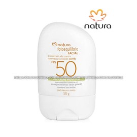 Natura FotoEquilibrio FACIAL Piel OLEOSA MIXTA Proteccion Contra Quemaduras Solares FPS 50 Gel Protetor Hidratacion Intensiva | Foto Equilibrio Facial Sunscreen Oily to Mix Skin SPF 50 1.76oz-50ml