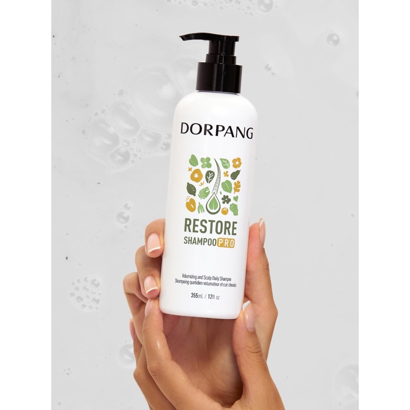 DORPANG Restore Shampoo for Thinning Hair, Balance Scalp environment, Thicker