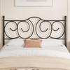 VECELO Metal Full Size Headboard, Heavy Duty Curved Headboard Only