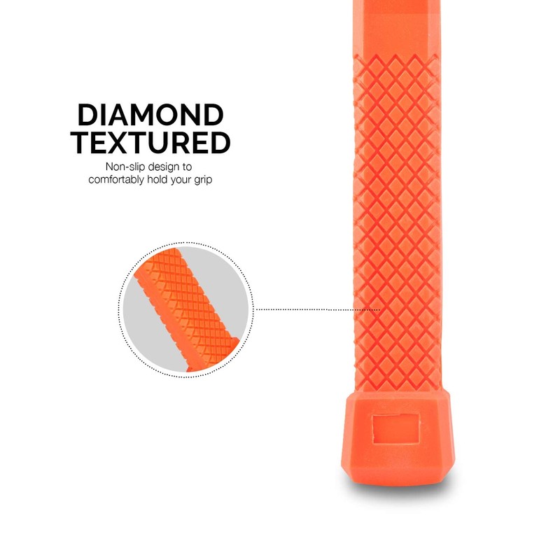 NEIKO 02847A 2 LB Dead Blow Hammer, Neon Orange |