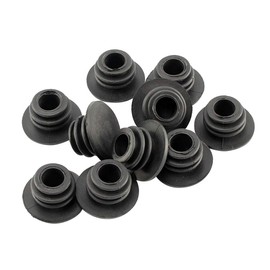VORCOOL Pack of 10 22 mm Bicycle Handlebar End Plugs End Caps for Road Bike Grip Mountain BMX MTB (Black)