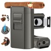FANKAI Cigar Lighter and Cigar Cutter Set, Torch Lighter with