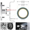 4pcs HUB CENTRIC RING 67.1mm/56.1mm Aluminum Hub Rings with Brim