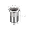 TA-VIGOR 20Pcs M10 Rivet Nuts, 304 Stainless Steel Knurled Flat