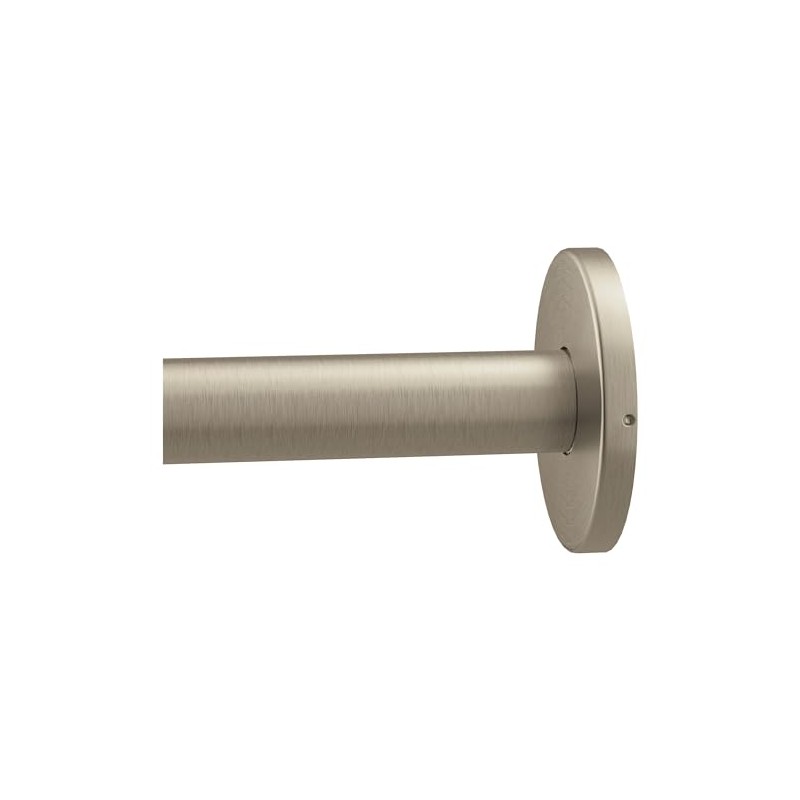 Moen Brushed Nickel 60" Straight Fixed Shower Rod, SF2143BN