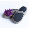 Made For You Women’s Wool Slippers with Handmade Chrysanthemum flower,