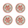 Purely Home Melamine/Plastic Outdoor/Camping/Picnic Side Plates Set (Mediterranean, 4)