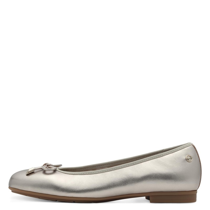 Tamaris Women's 8-82102-42 Ballerina Shoes, Gold, 41 EU