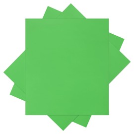 sourcing map 3PCS Heat Transfer Vinyl, Light Green 12" x 10" HTV Iron-on Vinyl Sheet for T-Shirts DIY Heat Vinyl Design Easy to Cut & Weed