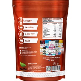 NATSA Pure Psyllium Husk Powder - 100% Raw Fiber Supplement, 100 Servings with Scoop, 17.6 oz (500g)