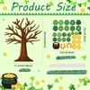30 Set St. Patricks Day Craft Kit,Green Shamrock Clover Gold