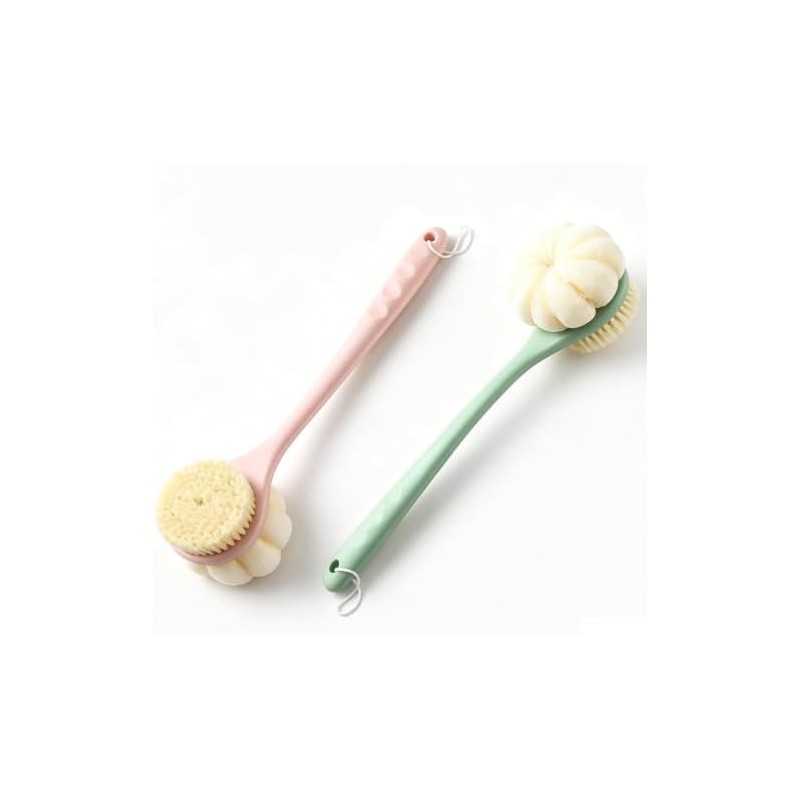 Cepillo de Silicona para Cuerpo Doble Cara wuysgay (2 Pzas)