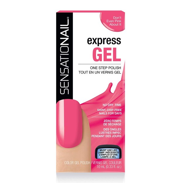 SensatioNail Express Gel Polish Don't Even Pink About It 10 ml