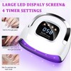 LKE 220W UV LED Nail Lamp, Professional Gel Dryer with
