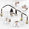 ANCIMOON 4PCS 3/4’’ Air Line Elbow Fittings for Shop Garage