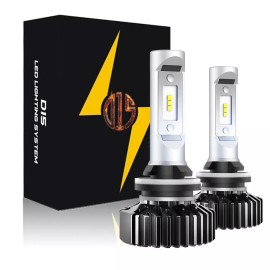 D15 Lighting 880 881 LED Headlight Bulbs for Arctic Cat ATV 400 500 4000LM Xenon White (2pcs)