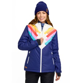 Tipsy Elves Women's Skiing Santa Fe Shredder Insulated Jacket Size X-Small