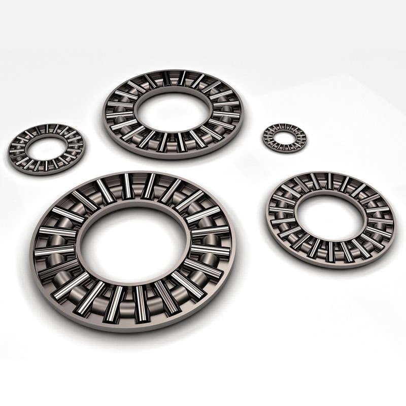 sourcing map AXK0821 Axial Needle Bearing with Washers 8mm Bore