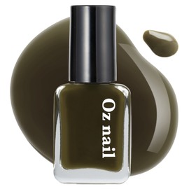 Oznail Shine Mood Nail Color Manicure, S15 Nocturne Khaki, 8ml, 1 piece / 오즈네일 샤인무드 네일 컬러 매니큐어, S15녹턴카키, 8ml, 1개