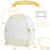 L RUNNZER Pop Up Pack N Play Tent, Baby Net