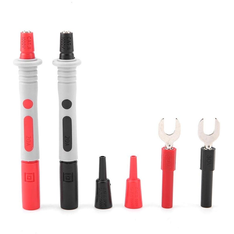 Test Leads Interchangeable Multimeter Accessories Tester Set with Crocodile Clips