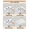 24"x24" Adjustable Ceiling Air Vent Cover – 24-Inch Square/AC/HVAC/Heat Deflector