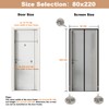 CWEEN CLU Magnetic Fly Screen Door, 80 x 220 cm,
