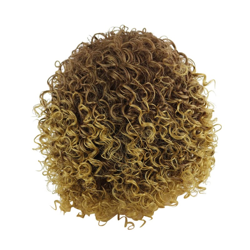 minkissy Wigs Brown Wig Curly Wig Short Curly Hair Curls