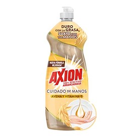 Axion Avena, Lavatrastes Lquido, Con Vitamina E, Suave con tus manos duro contra la grasa, jabn para platos, ollas, sartenes y toda tu vajilla, 640mL 