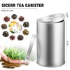 Irenare 20 Pack Tea Canisters for Loose Tea Tin Canister
