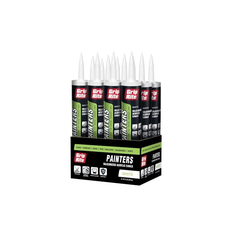 Generic Grip Rite Painters Caulking, white
