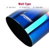 Upower Blue Burnt Exhaust Tip 2.5" Inlet 4" Outlet 9"