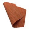 Red-A Woven Vinyl Placemats for Dining Table Durable Heat Resistant