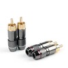 Bruce & Shark (Bruce Shark) 12 Pcs Copper RCA Plug