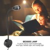 Black Durable Adjustable Bedside LED Light Lamp for Hotel Bedroom