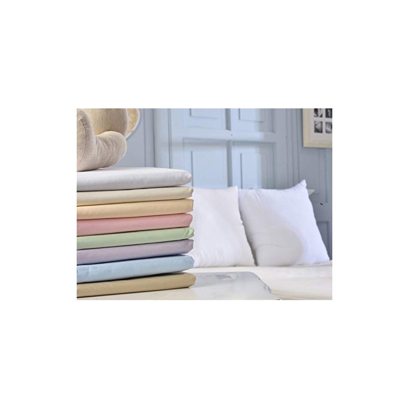 Plain Dye Blended Cotton 65cm x 65cm Continental Housewife Pillowcase