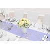 MODERNO Non-Woven Table Runner, Purple, Modern, Festive Decoration for Outdoor