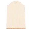 50pcs Wood Pieces DIY Natural Rustic Unfinished Wood with Hemp