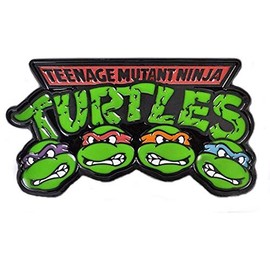 Classic Cartoon Superhero Turtles Group Faces Metal Enamel Belt Buckle