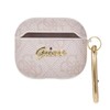 Guess GUA34GSMP Hülle für AirPods 3 rosa 4G Script Metal