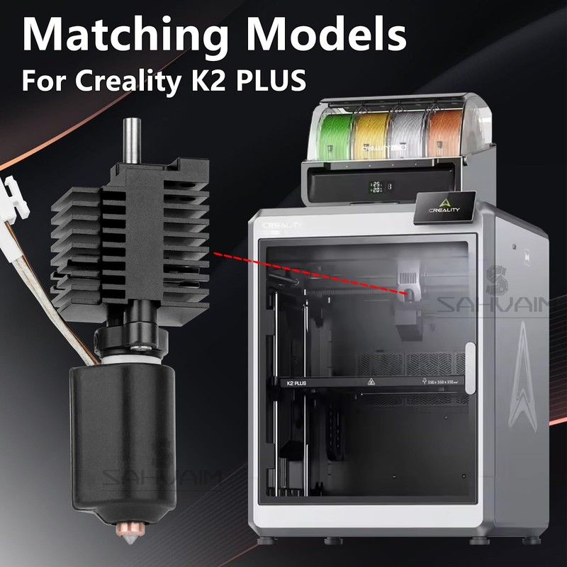 Sahvaim K2 Plus Ceramic Heating Block Kit, High Flow Hotend