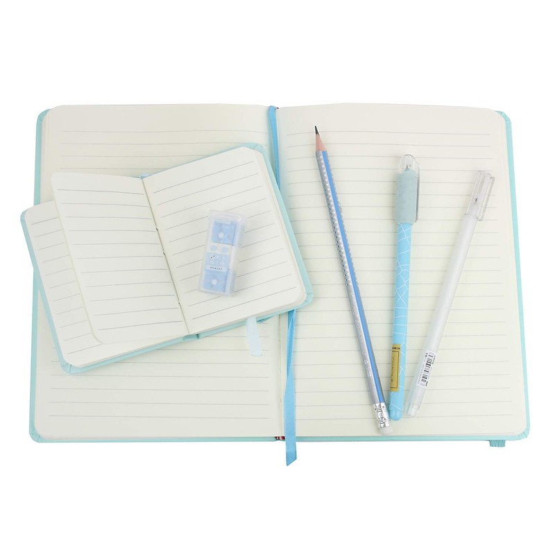 Emartbuy Cool Stationery Unique Gift Set with Pastel A5 and