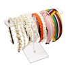 Aegistus Acrylic Headband Holder, Hair Accessories Organizer Clear Stand for
