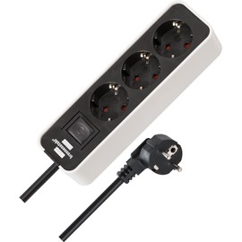 Brennenstuhl Super-Solid Power Strip, white, 1153230020