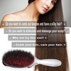 Professional Hair Brush Massage Comb Oval Anti-static Paddle Hair Extension