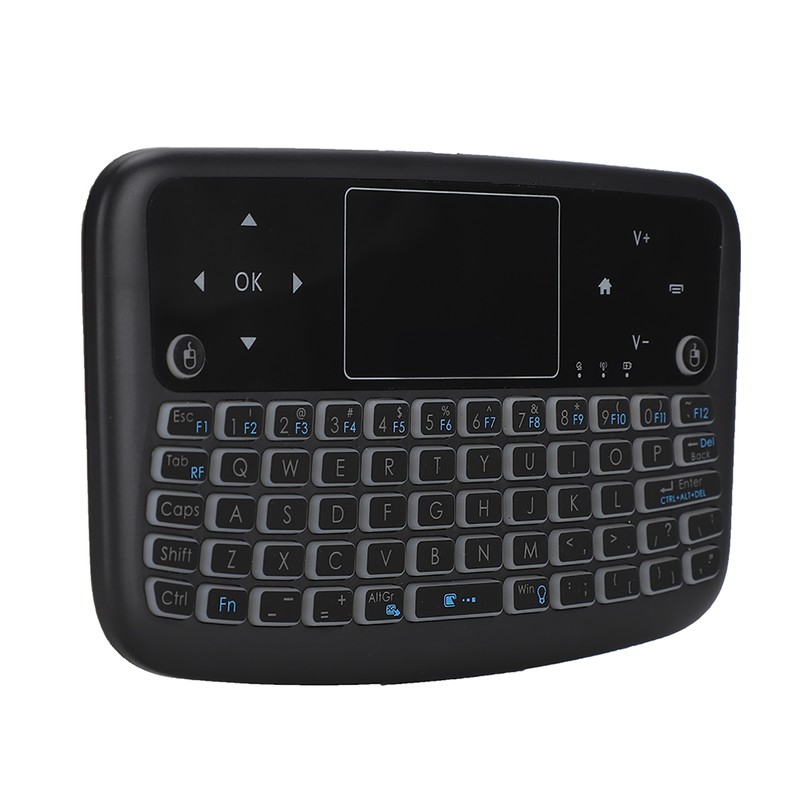 Mini Touch Flat Backlight 2.4G Button Wireless Keyboard Left and