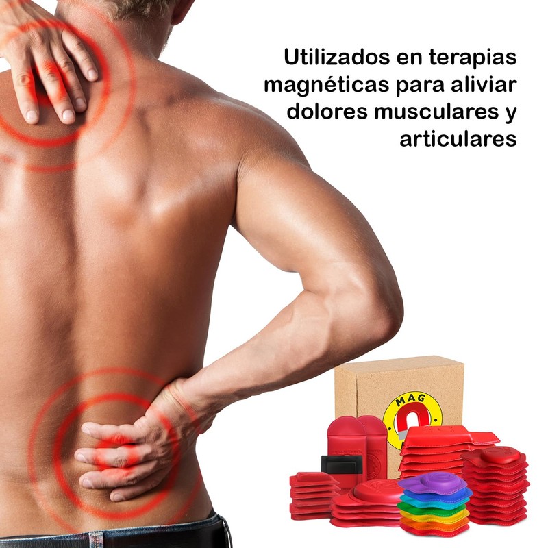 Kit 20 Magnets // 25x6mm // 1800 gauss // Biomagnetism
