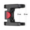 KLICKfix handlebar adapter packed, black, universal, suitable for handlebars with